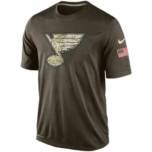Men's St. Louis Blues Salute To Service Nike Dri-FIT T-Shirt